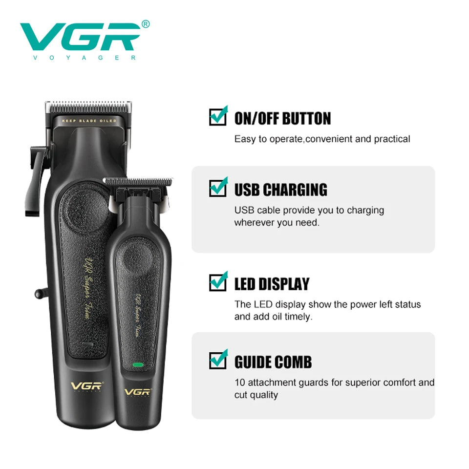 VGR Barber Combo V-197 & V-995 - Super Trim