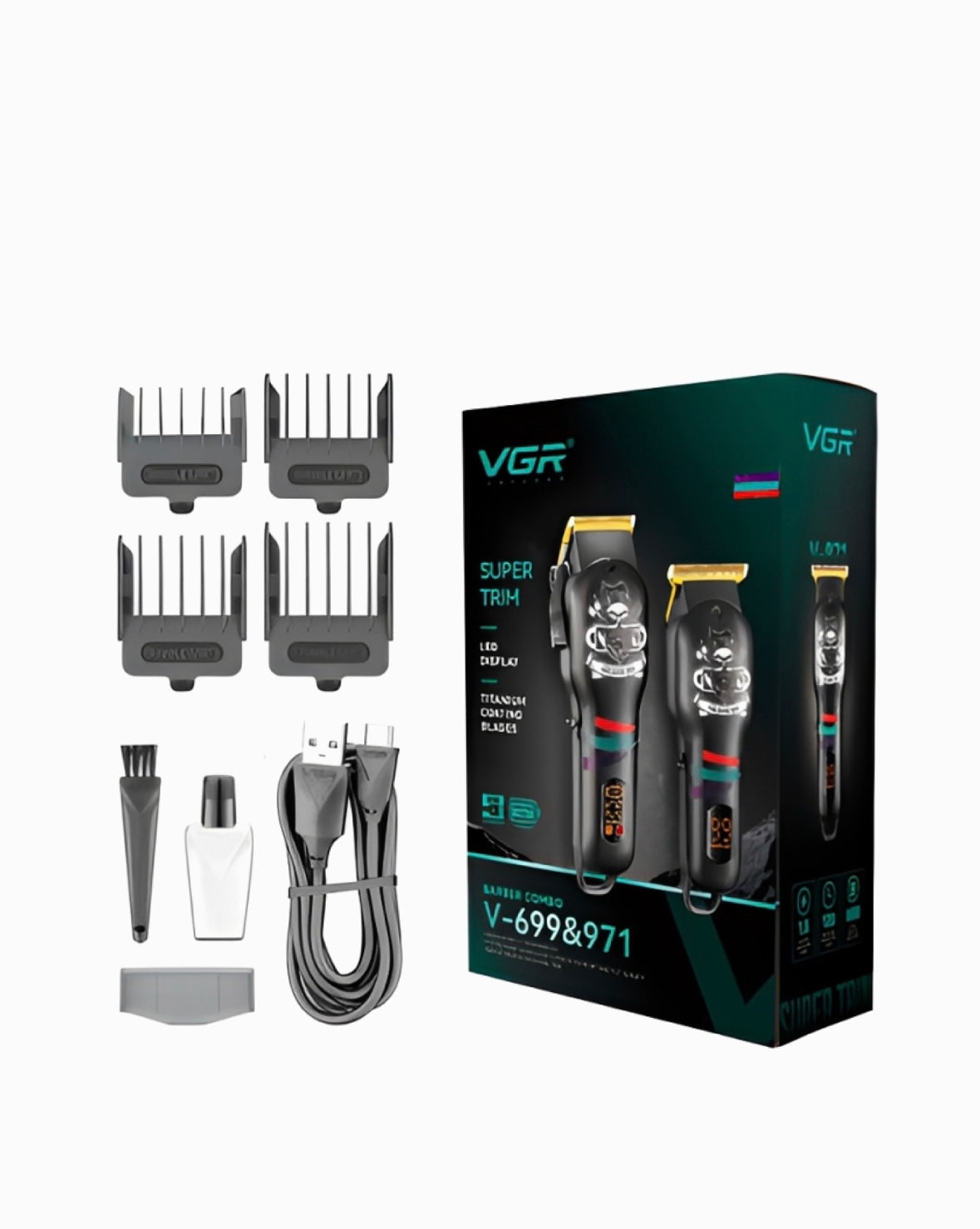 VGR Barber Combo V-699 & V-971 - Super Trim
