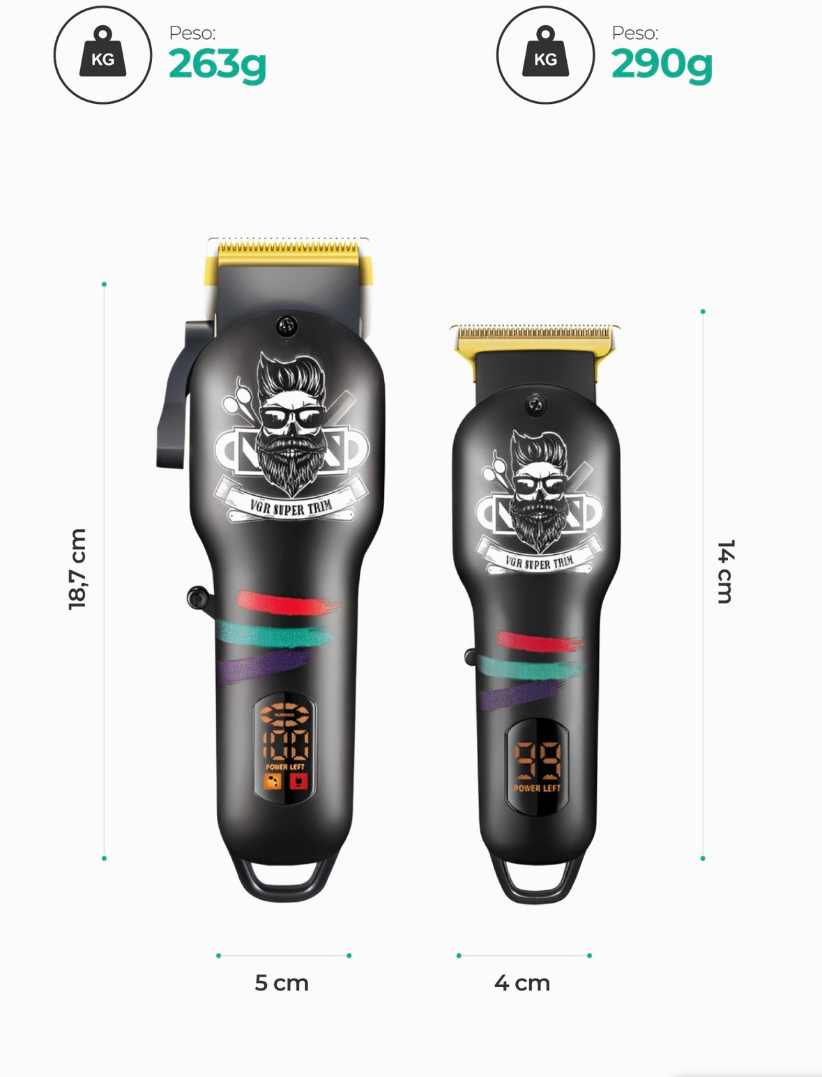 VGR Barber Combo V-699 & V-971 - Super Trim