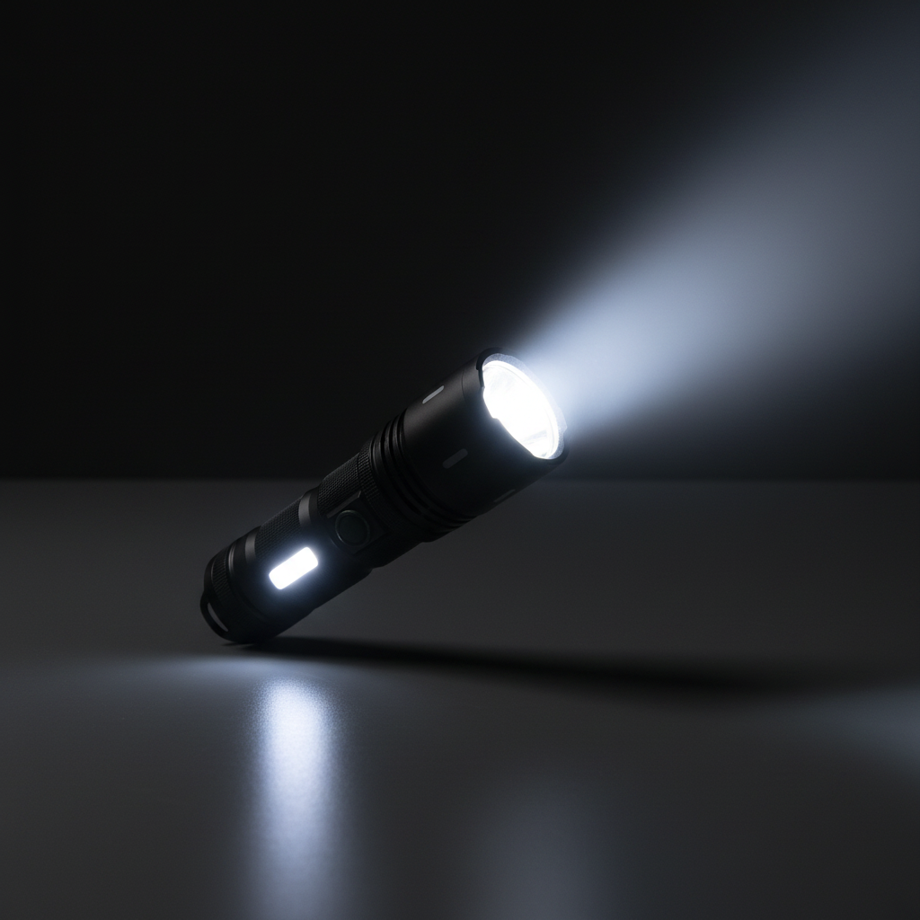 BX-57 Multi Functional Strong Light Flashlight - Tri-Source