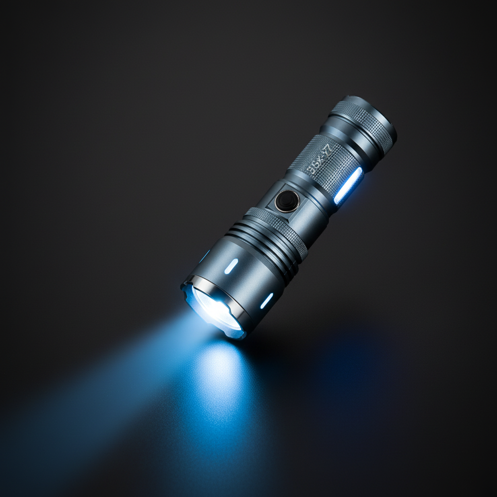 BX-57 Multi Functional Strong Light Flashlight - Tri-Source